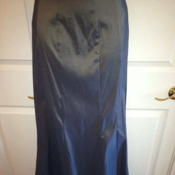 Bloomingdale's Tadashi Blue Formal Maxi Skirt 4 - Picture 6 of 11